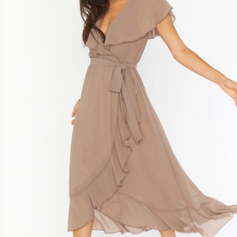 NWOT Show Me Your MUMU Wrap midi dress